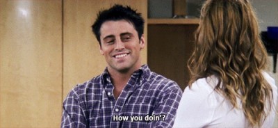 We learnt how to flirt from Joey