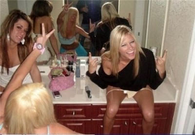 In the sink?