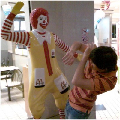 Ronald McDonald's Displaced Anger