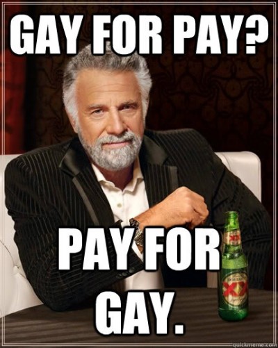 Gay for pay