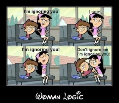 But you are ignoring me??