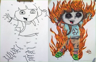 Dora on Fire!