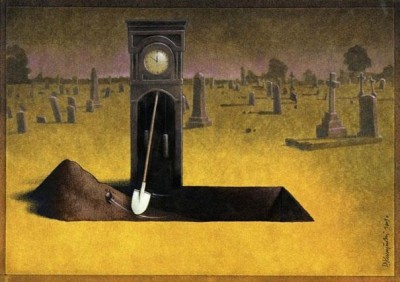 Waiting for the end of time
