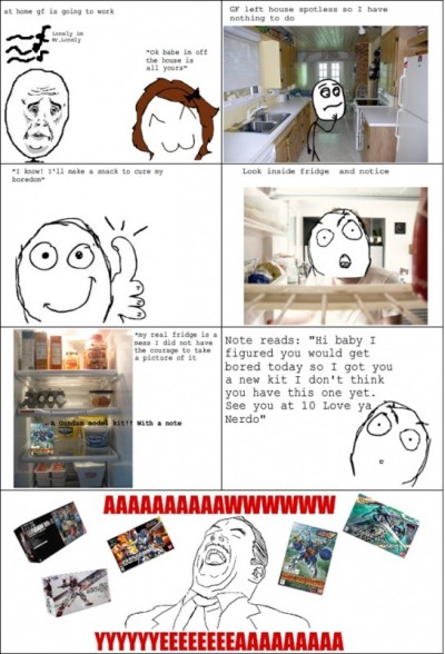 A surprise in the fridge