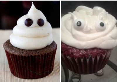 Halloween Ghost Cupcakes