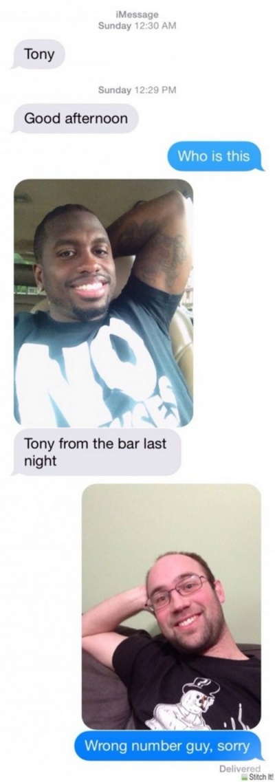 Tony Was Given a Fake Number as Well