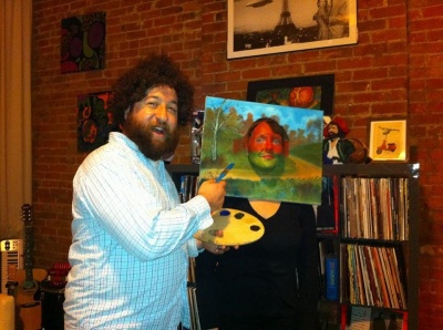 Bob Ross and Painting Costume