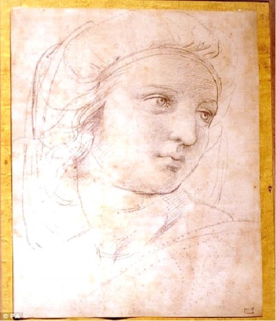 2. Drawing: Raphael's Head of a Muse $47.9 mill