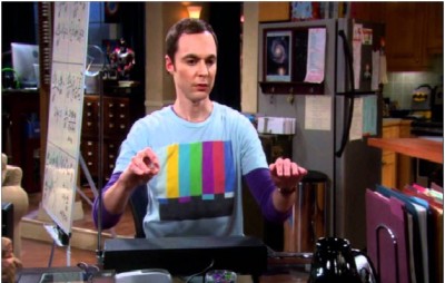 Sheldon Playing the Theremin