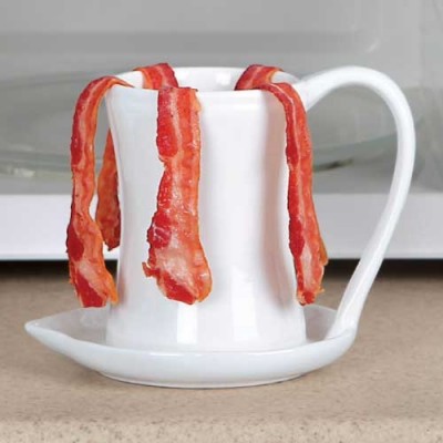 Microwave bacon