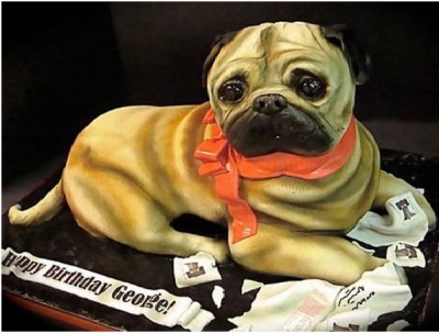 Bulldog Cake