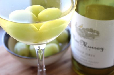 Frozen grapes
