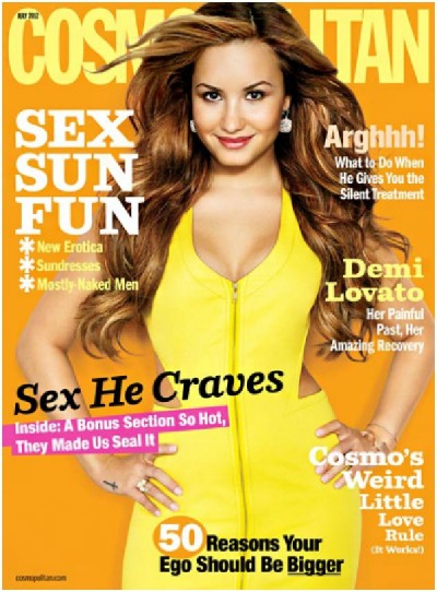 Demi Lovato's Cosmo Magazine Fail