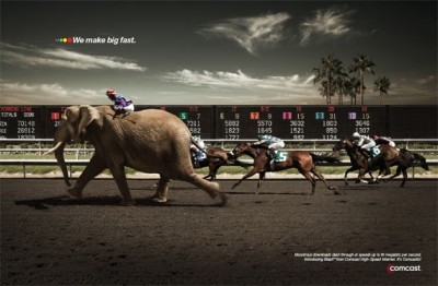 A fast elephant