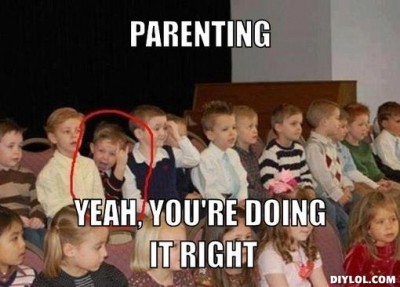The proud parent