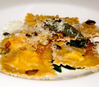 Pumpkin Seed Ravioli