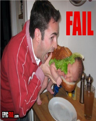 Baby Sandwich (Photo via EpicFail.com)