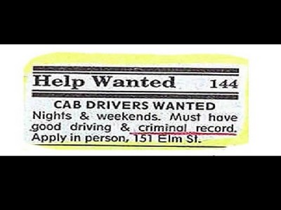 But I'm not a criminal?