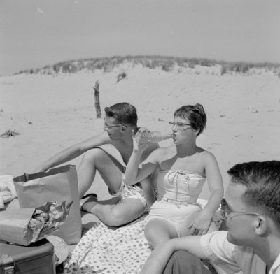 The beach