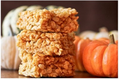 Pumpkin Spice Rice Krispie Treats
