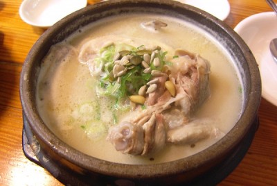 Ginseng chicken soup