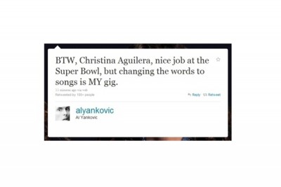Weird Al Yankovic's Quip at Christina Aguilera
