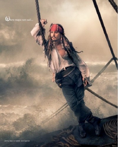 Johnny Depp As Captain Jack Sparrow