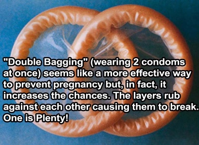 Using Two Condoms is a Very Bad Idea