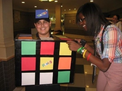 Rubik's Cube Halloween Costume