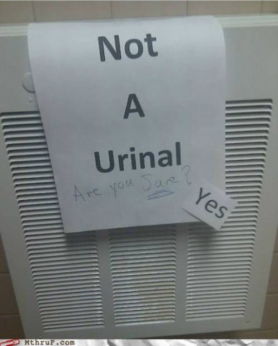 Yes, It’s not a Urinal