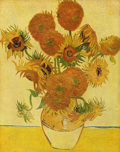 Vase With Fifteen Sunflowers By Vincent Van Gogh ($74.5 Million)