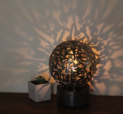 Large Spherical Shaped Tea Light Holder