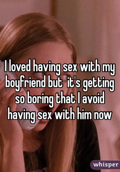 When Sex Becomes Boring