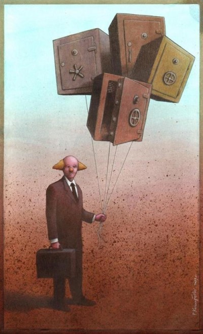 The bank clowns