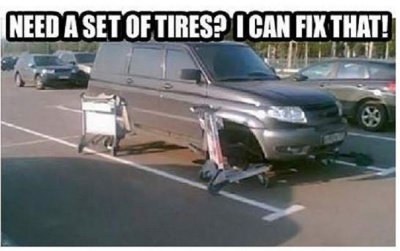 This Crazy Car Tires Fix