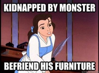 Befriend with furniture if you get kidnapped