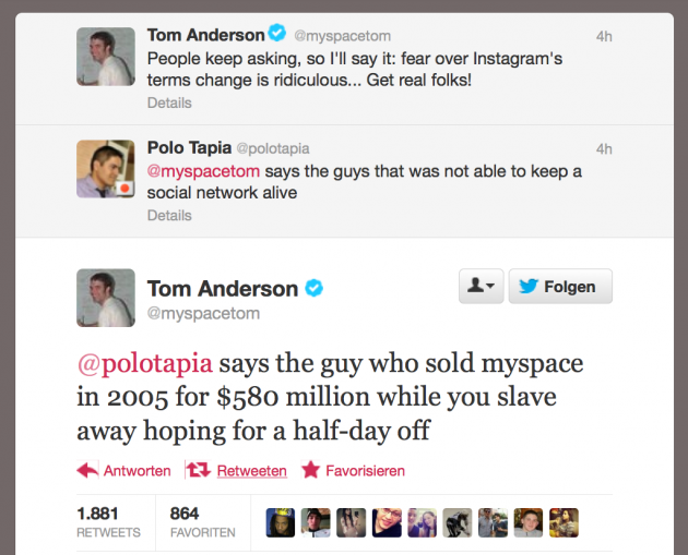 Tom Anderson Vs. Polo Tapia