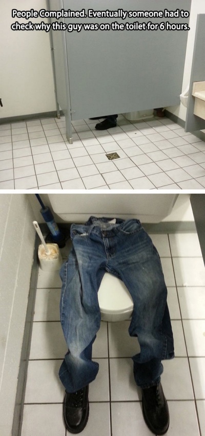 The Office Toilet Hogging Prank