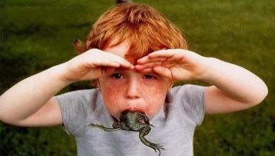 This Kid Who Eats Frog for Breakfast