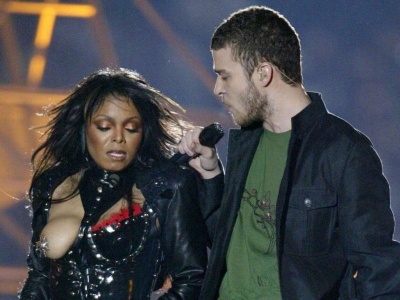 Justin Timberlake and Janet Jackson at the Super Bowl