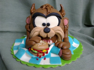 Tasmanian Devil (Looney Toons) Cake