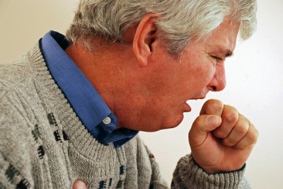 Coughing and being out of breath