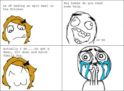 Never have to help