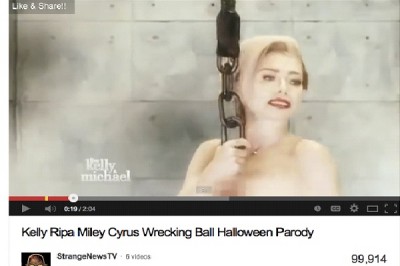 Miley Cyrys Wrecking Ball - By Kelly Ripa