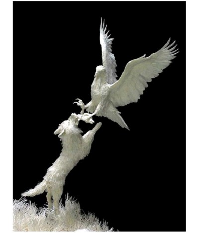Wolf Fight Eagle