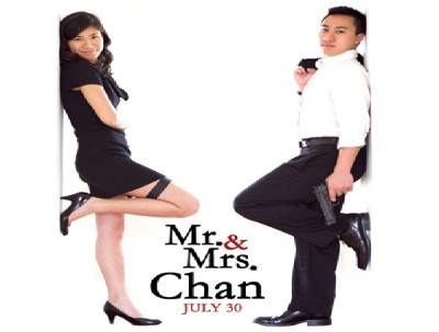 Mr. and Mrs. Smith Engagement Photo