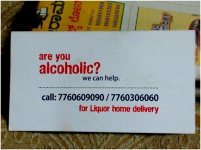 Help Alcoholics with Alcohol