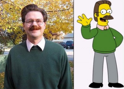 Which one is the cartoon?