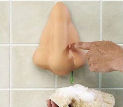 Fun Runny Nose Shower Gel Dispenser