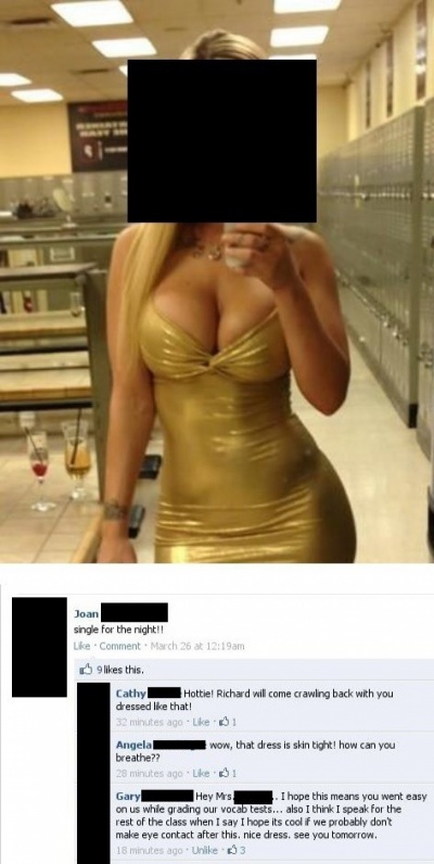 Nice Dress There, But...